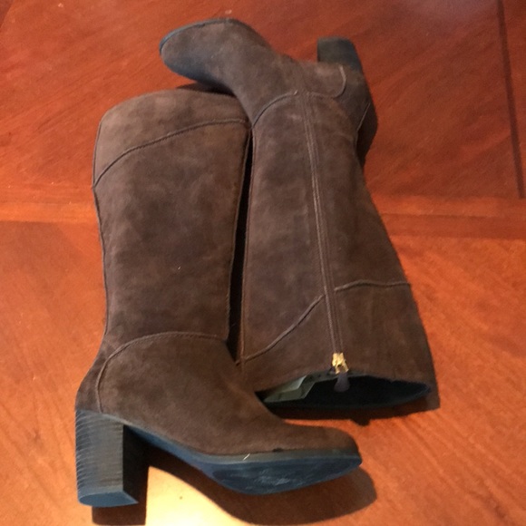 Franco Sarto brown leather riding boots size 7.5M - Picture 13 of 16